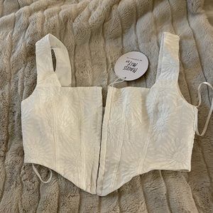 Princess Polly white top NWT